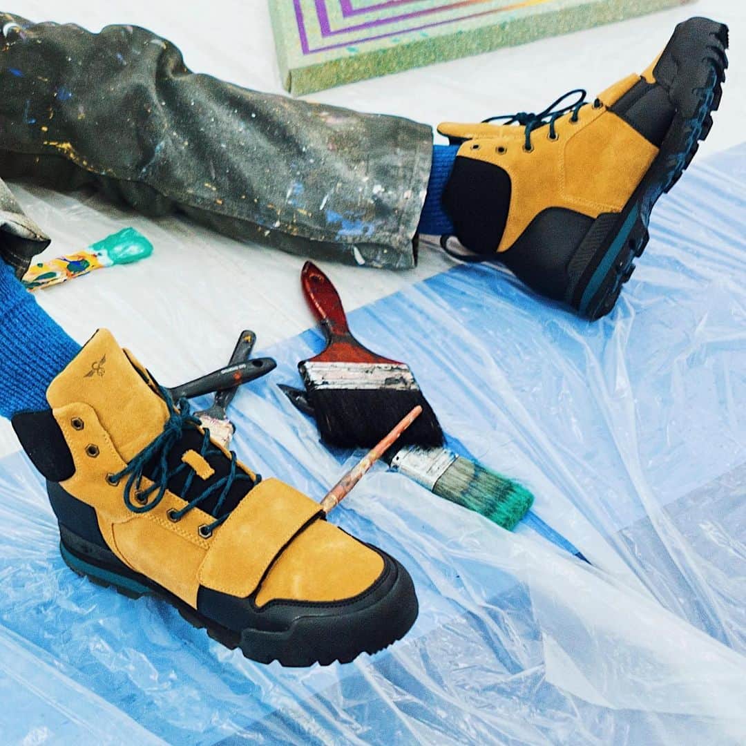 クリエイティブリクリエーションのインスタグラム：「“Creativity takes courage.” - Artist #HenriMatisse The SCOTTO in Brown, Black and Teal accent ... 😎🚀💥 #WhatIsYourCreariveRecreation #MyCreativeRecreation #Shoes #Fashion #Sneakers #Clothes #Fashionable #Style #InstaStyle #BootSeason」
