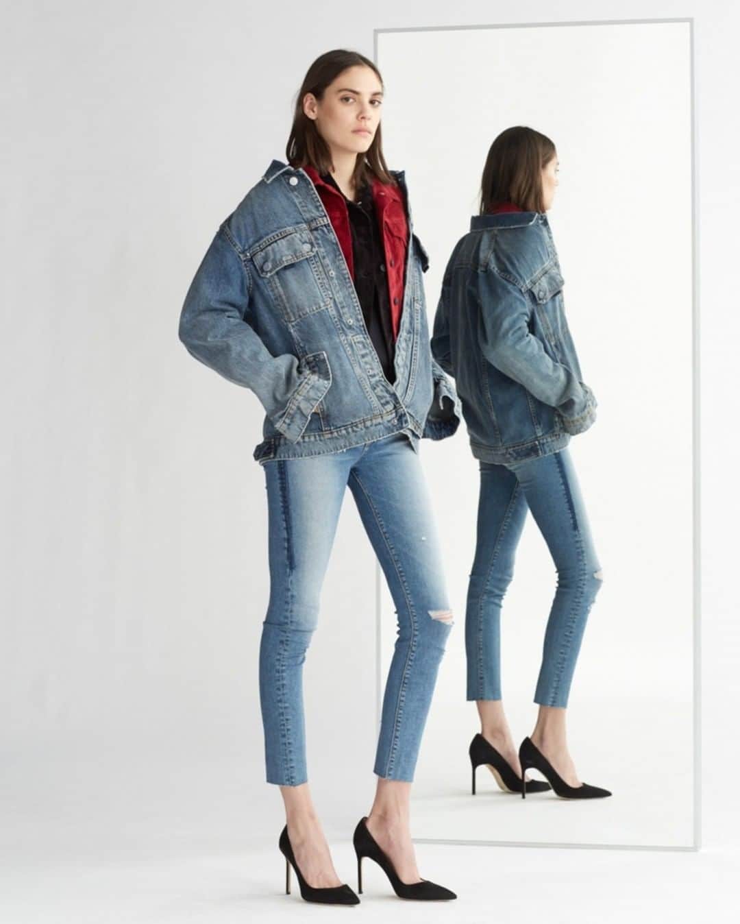 ハドソンのインスタグラム：「Coming soon: layer season. #HudsonJeans」