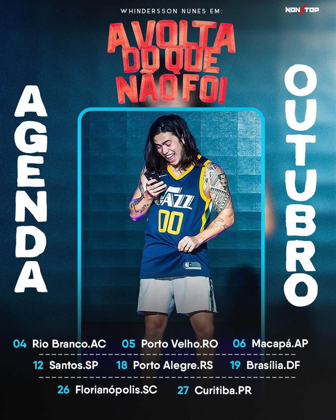 Whindersson Nunesさんのインスタグラム写真 - (Whindersson NunesInstagram)「Esses são os show desse ano meus consagrado!  Marca alguém que mora nessas cidades pra elas não perderem o show! Qual cidade eu deveria ir próximo ano? 🤔🧐」9月7日 7時50分 - whinderssonnunes