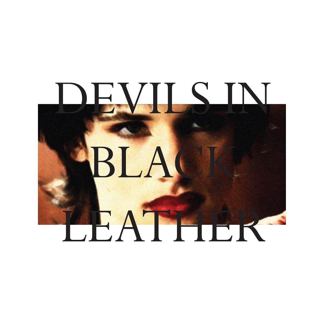 ストーレンガールフレンズクラブさんのインスタグラム写真 - (ストーレンガールフレンズクラブInstagram)「'Devils In Black Leather' 🖤 #stolenromantics」9月7日 8時08分 - stolengirlfriendsclub