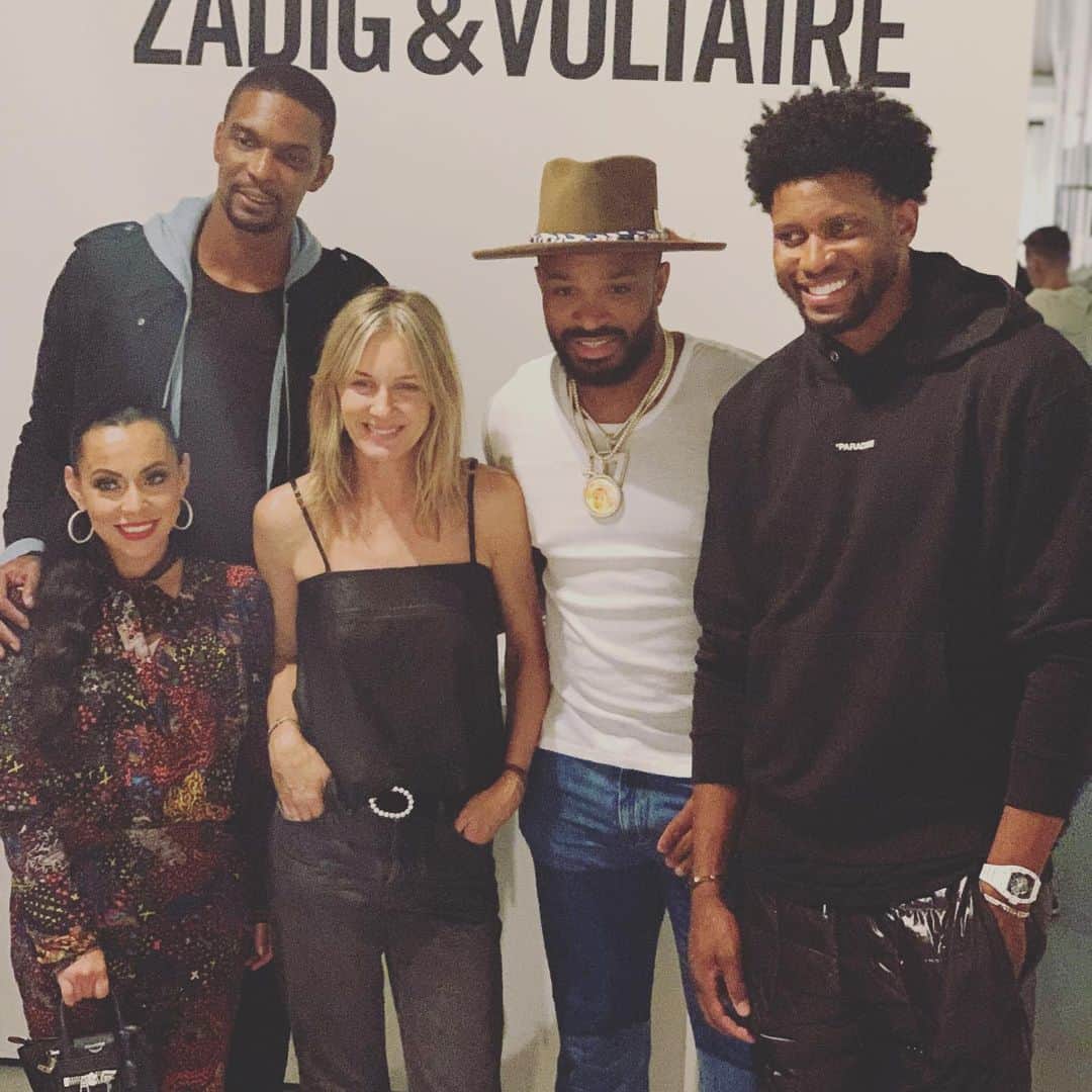 ルディ・ゲイのインスタグラム：「@zadigetvoltaire with the bros」