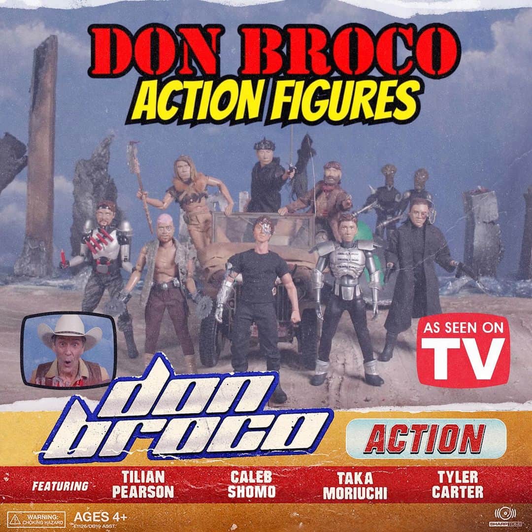 Don Brocoのインスタグラム：「As seen on TV/our YouTube channel ACTION feat. @tilianpearson @calebshomo @10969taka @tylercarter4l OUT NOW LINK IN BIO」