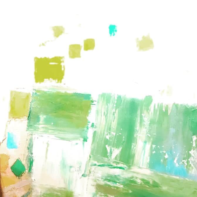 中山来未のインスタグラム：「おしゃれ #☺︎ #art #green #yellow #cute」