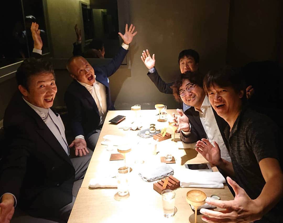 森川亮のインスタグラム：「NTTぷらら元社長の板東さんと。」