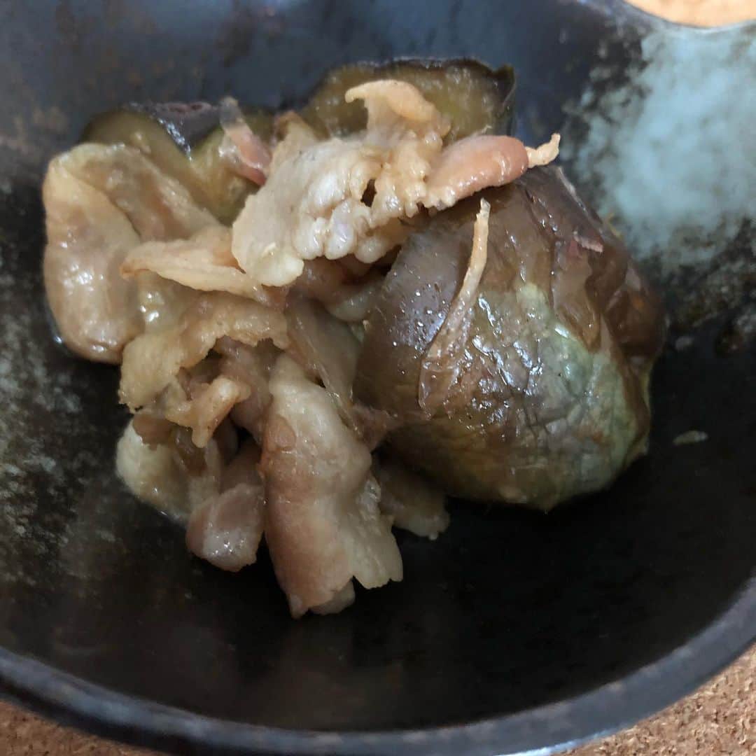 マグナム北斗さんのインスタグラム写真 - (マグナム北斗Instagram)「ナスと豚肉の炒め物。冷めても美味しいよ。」9月7日 15時28分 - magnum0316