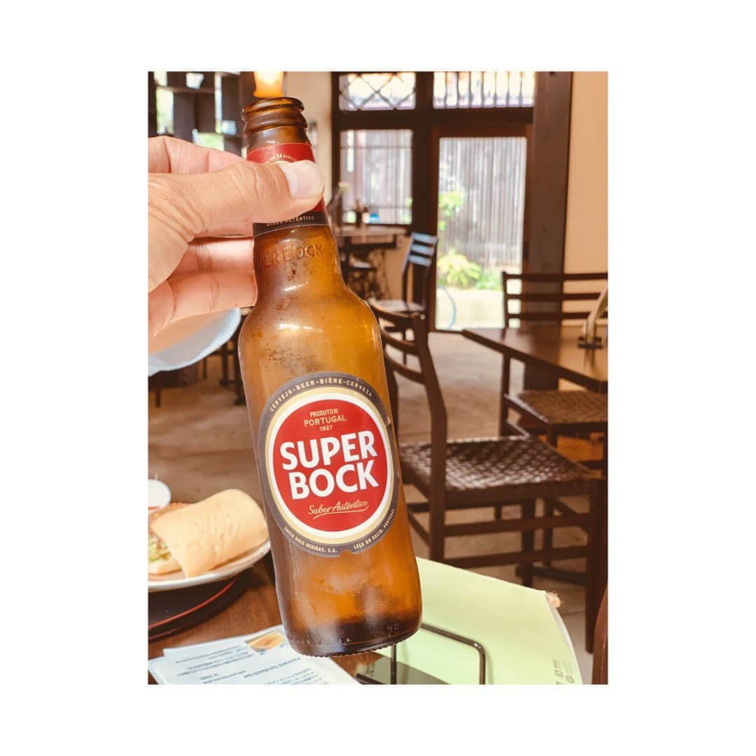 田中順也さんのインスタグラム写真 - (田中順也Instagram)「ふらっと立ち寄ったお店でsuperbock のsagresを飲めるなんて最高！このビールはポルトガルで一番飲まれているビールです🍺  #portugal #cerveja #superbock #queroirapraia #有馬温泉」9月7日 15時55分 - junyatanaka18