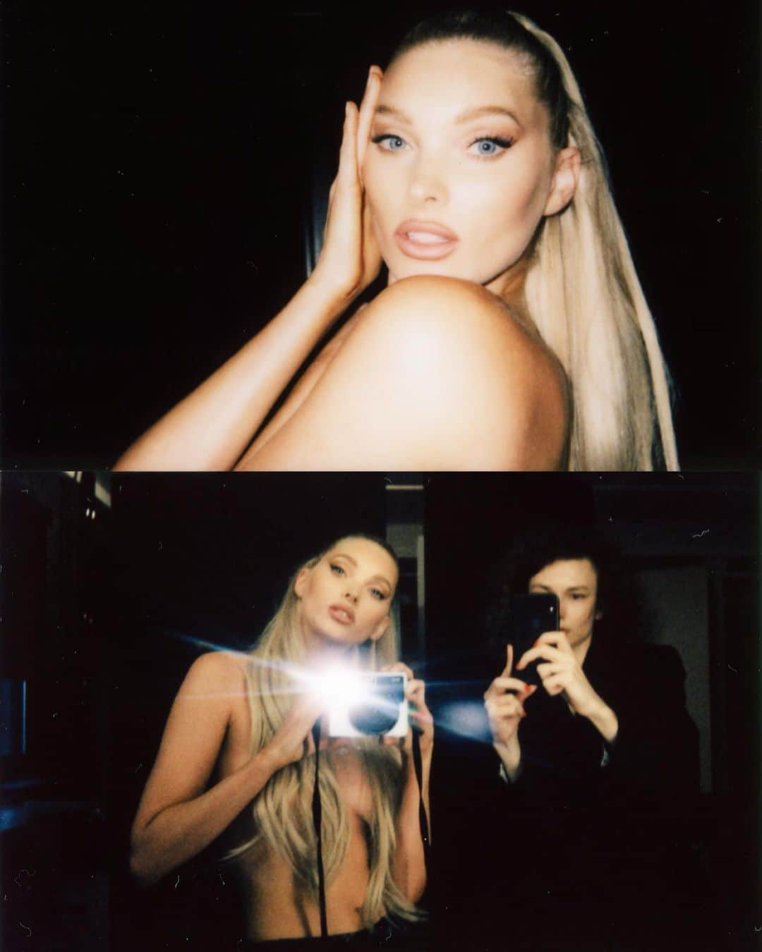 エルザ・ホスクさんのインスタグラム写真 - (エルザ・ホスクInstagram)「Polaroids before @harpersbazaarus Icons 🌟」9月7日 21時12分 - hoskelsa