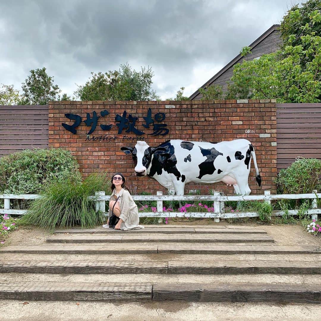 のインスタグラム：「* * 大好きなマザー牧場🐄🐴🦙 よく行くから次回2年パス買う（笑 . . #マザー牧場」
