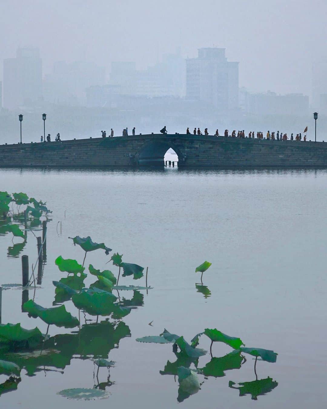 Koichiのインスタグラム：「. . Quiet misty morning . . @visit_hangzhou #杭州に出逢う #杭州 #hangzhou #visithangzhou . Attachment lens by @tokyo_grapher #TG_tele #ShotOn_TG .」