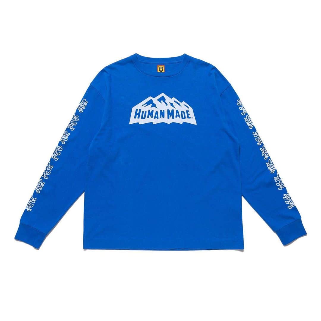 HUMAN MADEさんのインスタグラム写真 - (HUMAN MADEInstagram)「"LONG-T" now available in store and online. www.humanmade.jp  定番人気を誇るロングスリーブTシャツです。フロント、バック、アームに施されたグラフィックプリントが特徴です。 Long sleeve t-shirt available in three colors with front, back and arm print.」9月7日 22時00分 - humanmade