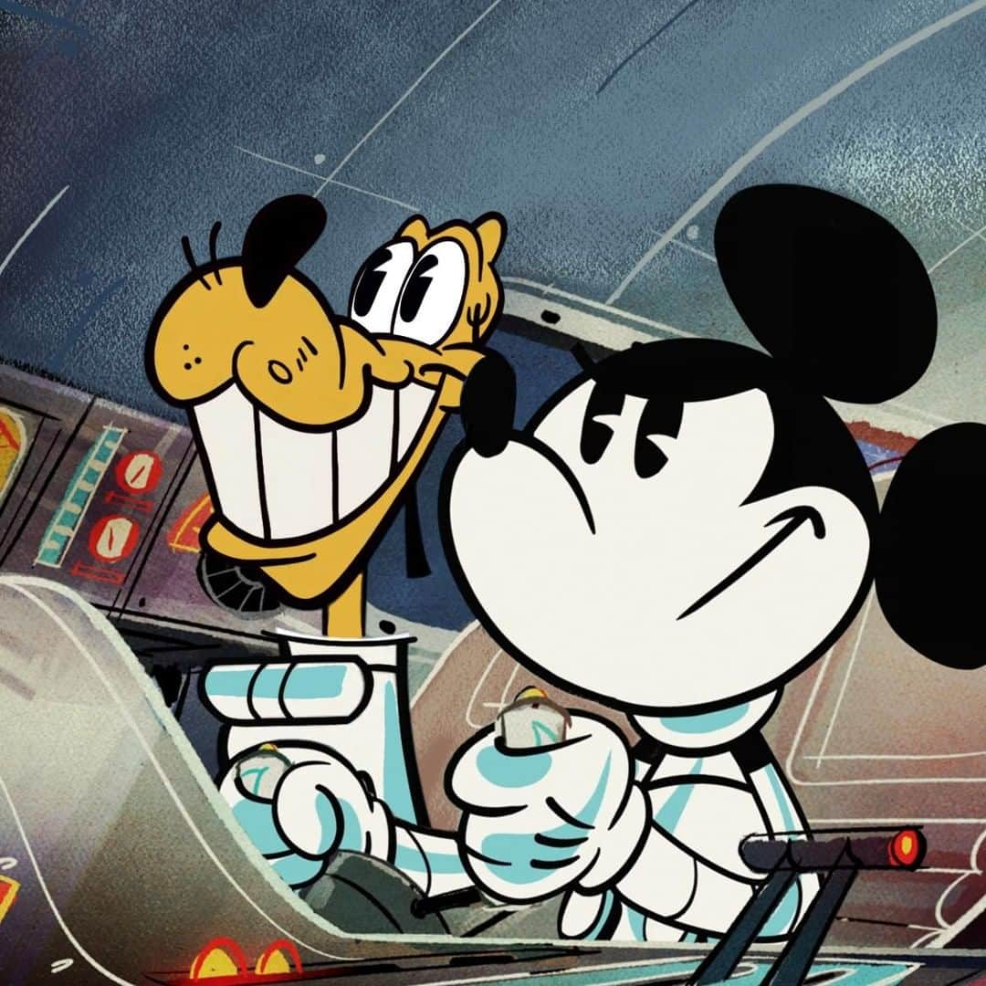 ミッキーマウスさんのインスタグラム写真 - (ミッキーマウスInstagram)「Blasting off with his best pal! 🚀 Tag your co-pilot!」9月7日 23時00分 - mickeymouse