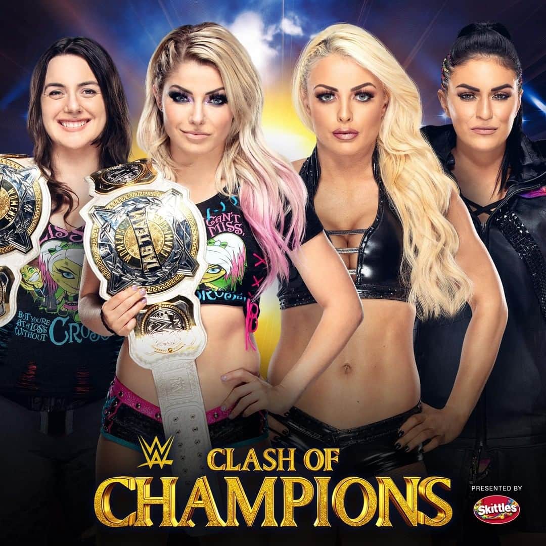 WWEさんのインスタグラム写真 - (WWEInstagram)「At #WWEClash of Champions, @alexa_bliss_wwe & @nikkicrosswwe will defend their WWE #WomensTagTitles against @mandysacs & @sonyadevillewwe!」9月8日 0時00分 - wwe