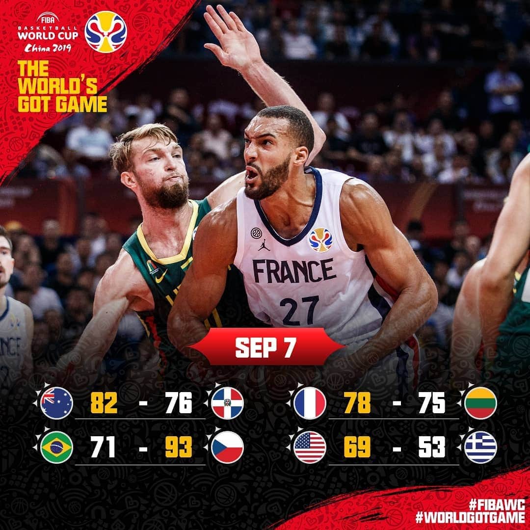 FIBAさんのインスタグラム写真 - (FIBAInstagram)「We had some CRAZY games today at the @FIBAWC. 😤  #FIBAWC #WorldGotGame」9月8日 0時41分 - fiba