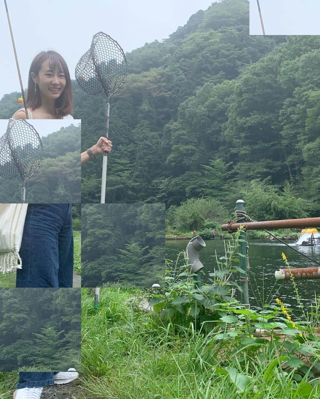 筒井萌子さんのインスタグラム写真 - (筒井萌子Instagram)「* この間、念願のニジマス釣りへ🎣💕 1匹は釣りたいな〜って思ってたんだけど 2秒くらいで釣れてびっくり٩( ᐛ )و 5匹釣るのはあっという間だった！！ 創業65年らしく優しい〜おじちゃんが 美味しい食べ方を教えてくれた◟́◞̀♡ すごーく美味しかった♪また行こうっと♪」9月8日 1時27分 - tsutsui.moeko.o