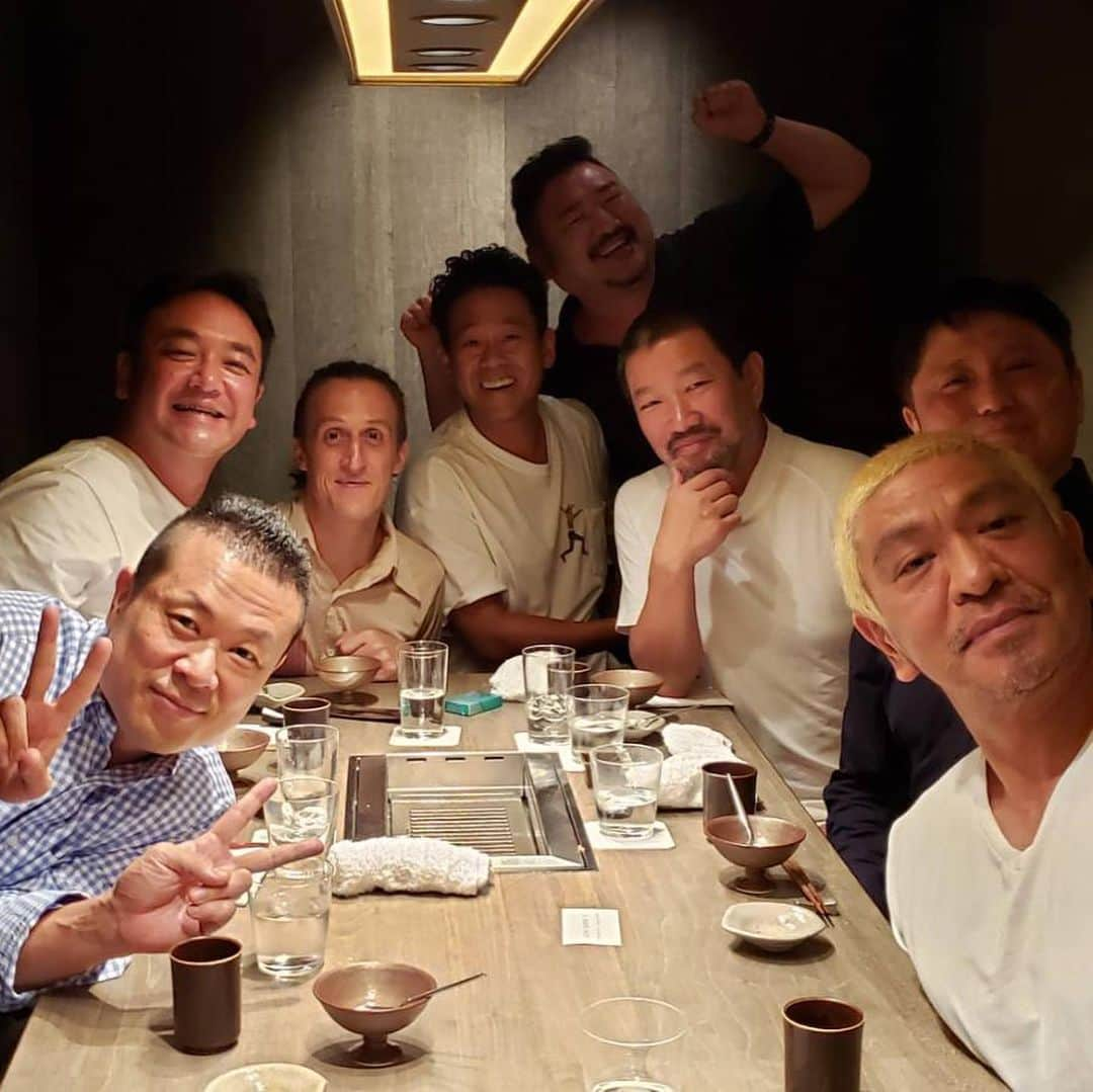 宮川大輔さんのインスタグラム写真 - (宮川大輔Instagram)「#松本さん #お誕生日会 #56歳 #おめでとうございます！ #集合写真フジモンだけ切れてた！ #すいません。」9月8日 3時24分 - miyagawadai