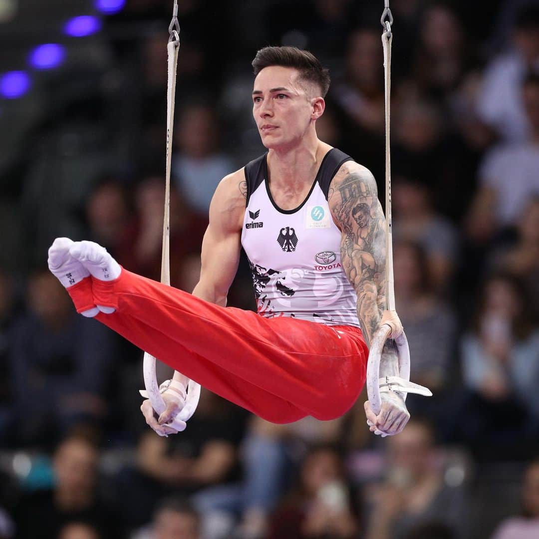 マゼル・ニューエンのインスタグラム：「Just one more week until our final test before @stuttgart2019 💪🏼International competiton of the mens' gymnastic teams in Backnang! 🔥 14.09.2019 / 18:30 / Backnang Get your tickets now! #länderkampf #backnang #getyourtickets #roadtostuttgart #gymnastics #competition #themarcelnguyen」