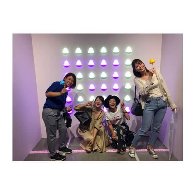 RENA（久保田玲奈）さんのインスタグラム写真 - (RENA（久保田玲奈）Instagram)「久々に4人で集まれたので、うんこミュージアムに行ってきました🤣💓笑. . 私がめっちゃ行きたくてお誘いしたんやけど、みんな『え？なにそれ？』の反応やって‥笑 でも行ったら全力で楽しんでた😏笑 . . ここは彼氏彼女っていうより、お友達で全力で遊べるところやわ笑 . 想像以上、最高に楽しかった🤣👍💕笑. . #片岡安祐美 #稲村亜美 #六角彩子 #RENA #女子アスリート #うんこミュージアムtokyo」9月8日 14時30分 - sb_rena