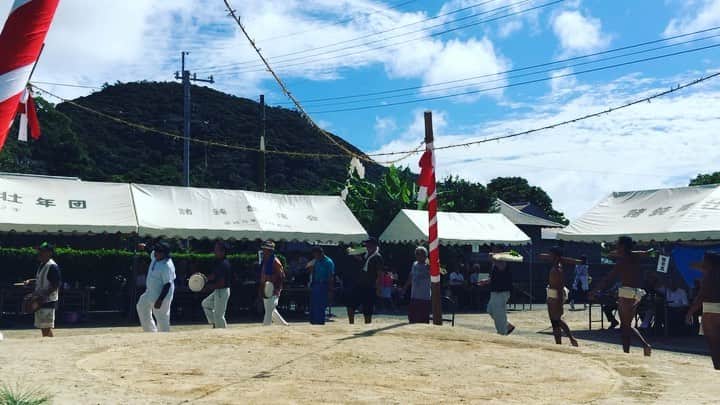 のインスタグラム：「土俵入り。  #加計呂麻島 #豊年祭 #諸鈍」
