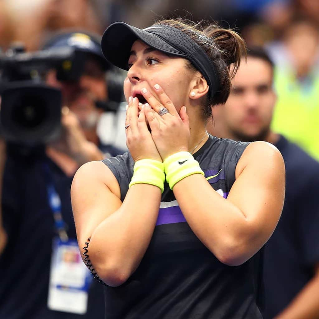 WTA（女子テニス協会）さんのインスタグラム写真 - (WTA（女子テニス協会）Instagram)「Oh 🇨🇦! @biancaandreescu_’s championship moment 🙌 @usopen」9月8日 7時25分 - wta