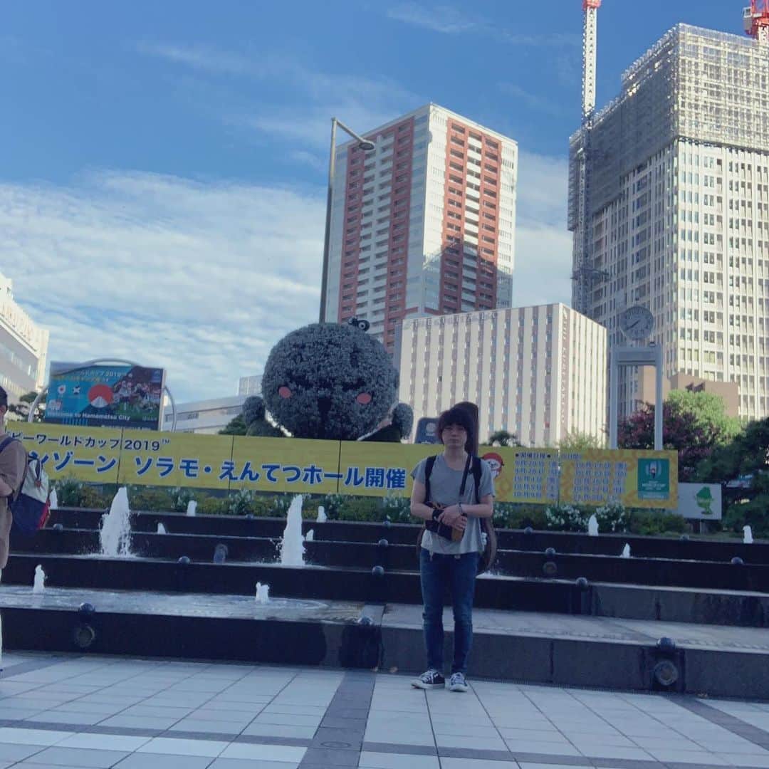 井上緑さんのインスタグラム写真 - (井上緑Instagram)「‪今夜はこの街で歌います。‬ ‪浜松に来ました。‬ #井上緑中部の旅」9月8日 7時41分 - ryokuo_kun