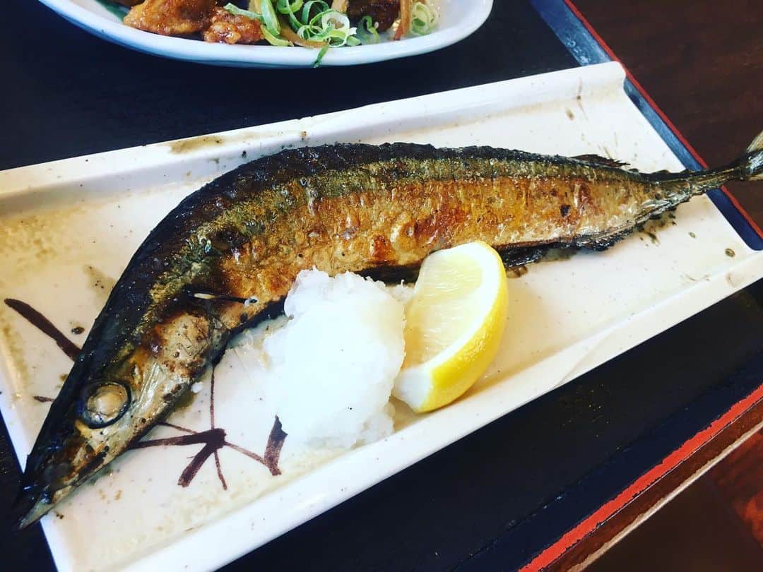 倉橋友和さんのインスタグラム写真 - (倉橋友和Instagram)「もはや高級魚🐟多少曲がっていても、ありがたく頂きました。 #秋刀魚 #さんま #サンマ」9月8日 8時50分 - nbn_kurahashi