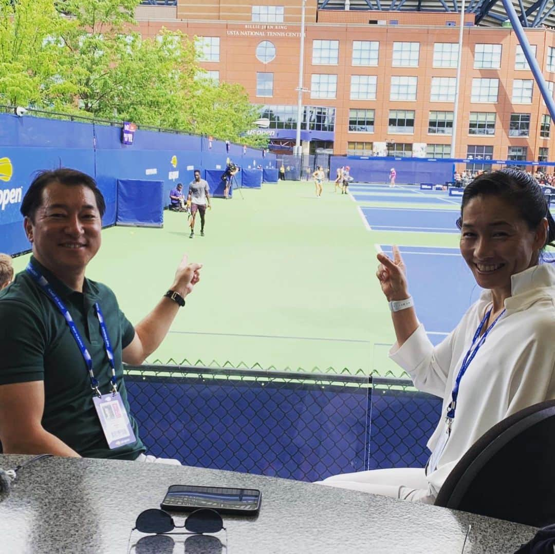 伊達公子さんのインスタグラム写真 - (伊達公子Instagram)「US OPEN 2019大会13日目 19歳Bianca Andreescuが優勝🏆 勢いに加えて、まだまだ強くなる可能性も感じさせてくれる決勝でした。 鍋島アナウンサーと一緒に女子決勝を私は解説させていただきました。 #伊達公子 #kimikodate #テニス #テニスプレイヤー #tennis #tennisplayer #istatennis #instasports #usopen #usopen2019 #usopentennis #usopentennis2019 #全米オープンテニス #全米オープンテニス2019 #nyc #ny #ニューヨーク #wowow #wowowtennis #大会13日目 #day13 #grandslam #grandslam2019 #女子決勝 #womensfinal」9月8日 9時40分 - kimiko.date