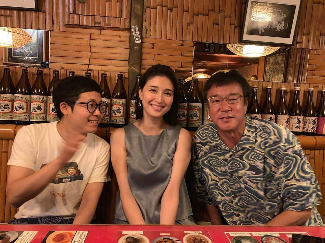 橋本マナミさんのインスタグラム写真 - (橋本マナミInstagram)「ドラマ #背徳の夜食 でお世話になった #吉見建士 プロデューサー(孤独のグルメ)と #アベラヒデノブ監督  とプチ打ち上げしてきました😊たくさん話せて楽しい夜でした(^｡^) 背徳の夜食、時間ない中撮りましたが、ほんと楽しい現場だったなぁ❗️」9月8日 10時05分 - manami84808