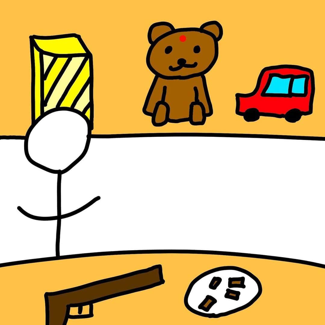 粗品のインスタグラム：「#anime #art #comedy #crazy #drawing #funny #illustration #lol #painting」