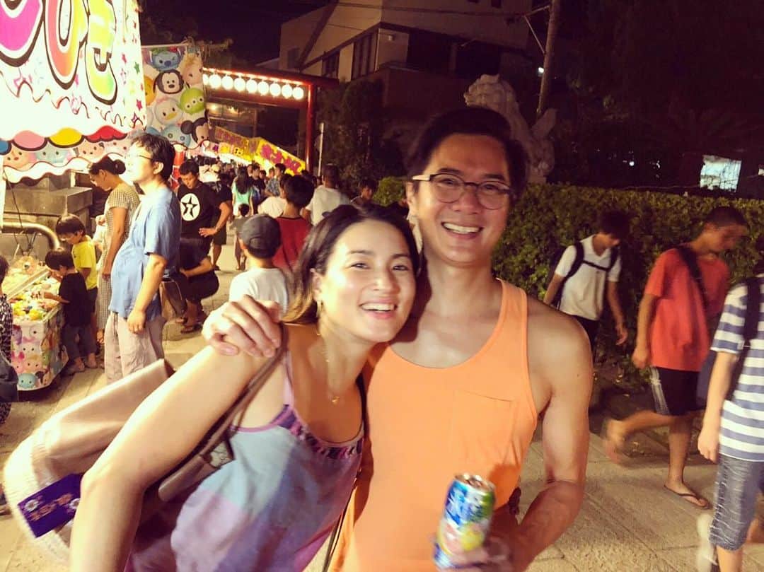 のインスタグラム：「夏の終わりに、大好きな祭り。  暑かったけど、夏がもう終わると思うと それも嬉しかった。  久々のみんなにも会えて、幸せな1日🙏😊 #子犬たち #かわいい」