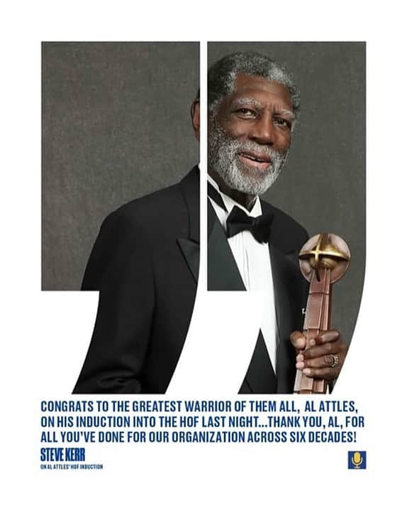 ゴールデンステート・ウォリアーズさんのインスタグラム写真 - (ゴールデンステート・ウォリアーズInstagram)「A Warrior through and through.  Coach Kerr with high praise for the newest Hall of Famer.  #19HoopClass」9月8日 10時21分 - warriors