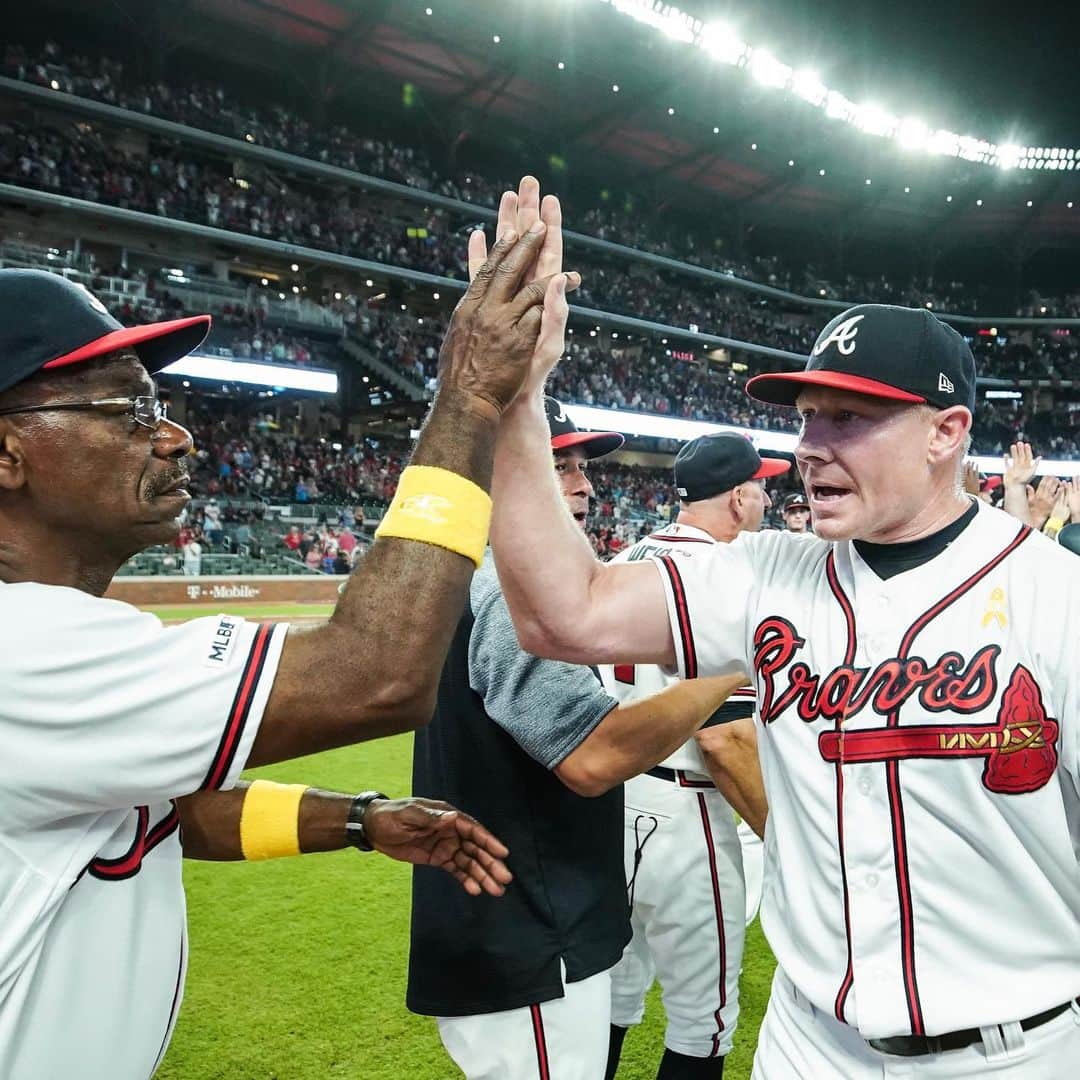 アトランタ・ブレーブスさんのインスタグラム写真 - (アトランタ・ブレーブスInstagram)「NINE.STRAIGHT.WINS. #ChopOn」9月8日 12時22分 - braves