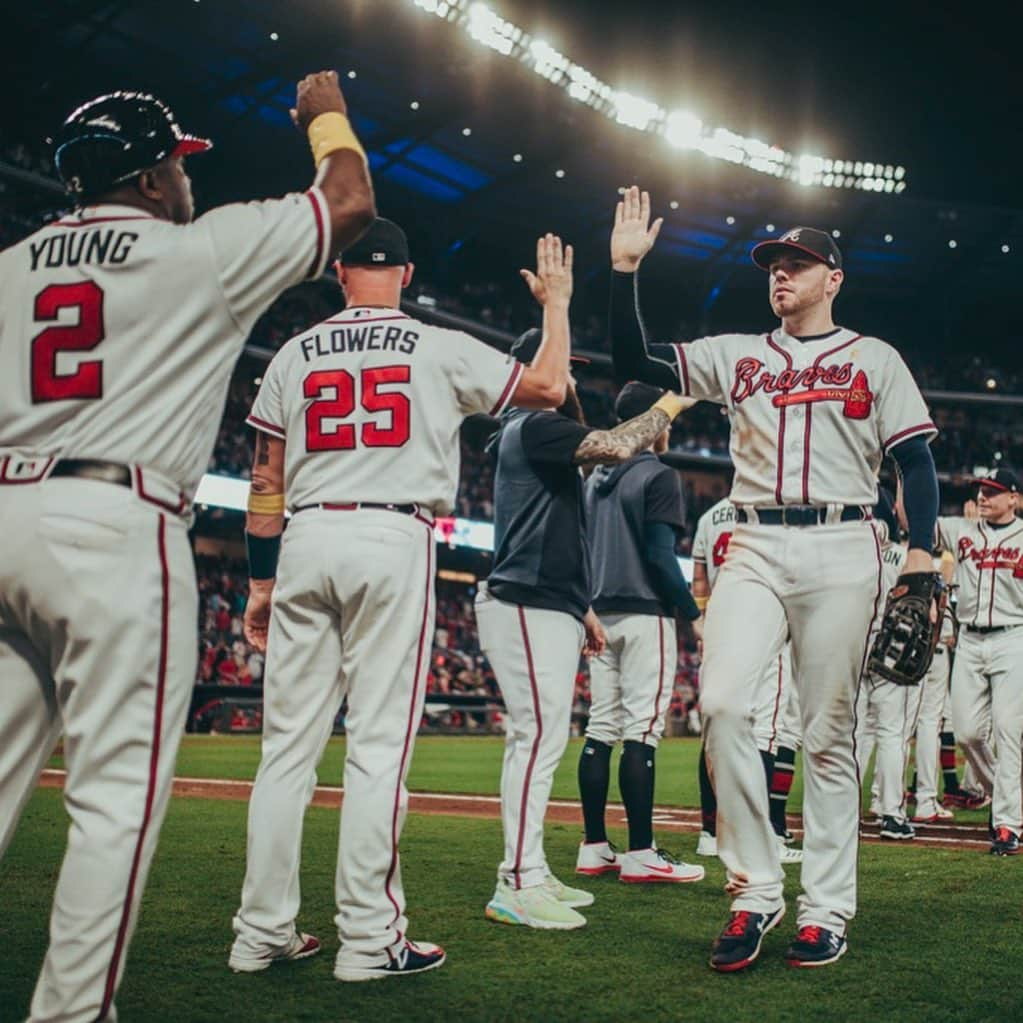 アトランタ・ブレーブスさんのインスタグラム写真 - (アトランタ・ブレーブスInstagram)「NINE.STRAIGHT.WINS. #ChopOn」9月8日 12時22分 - braves