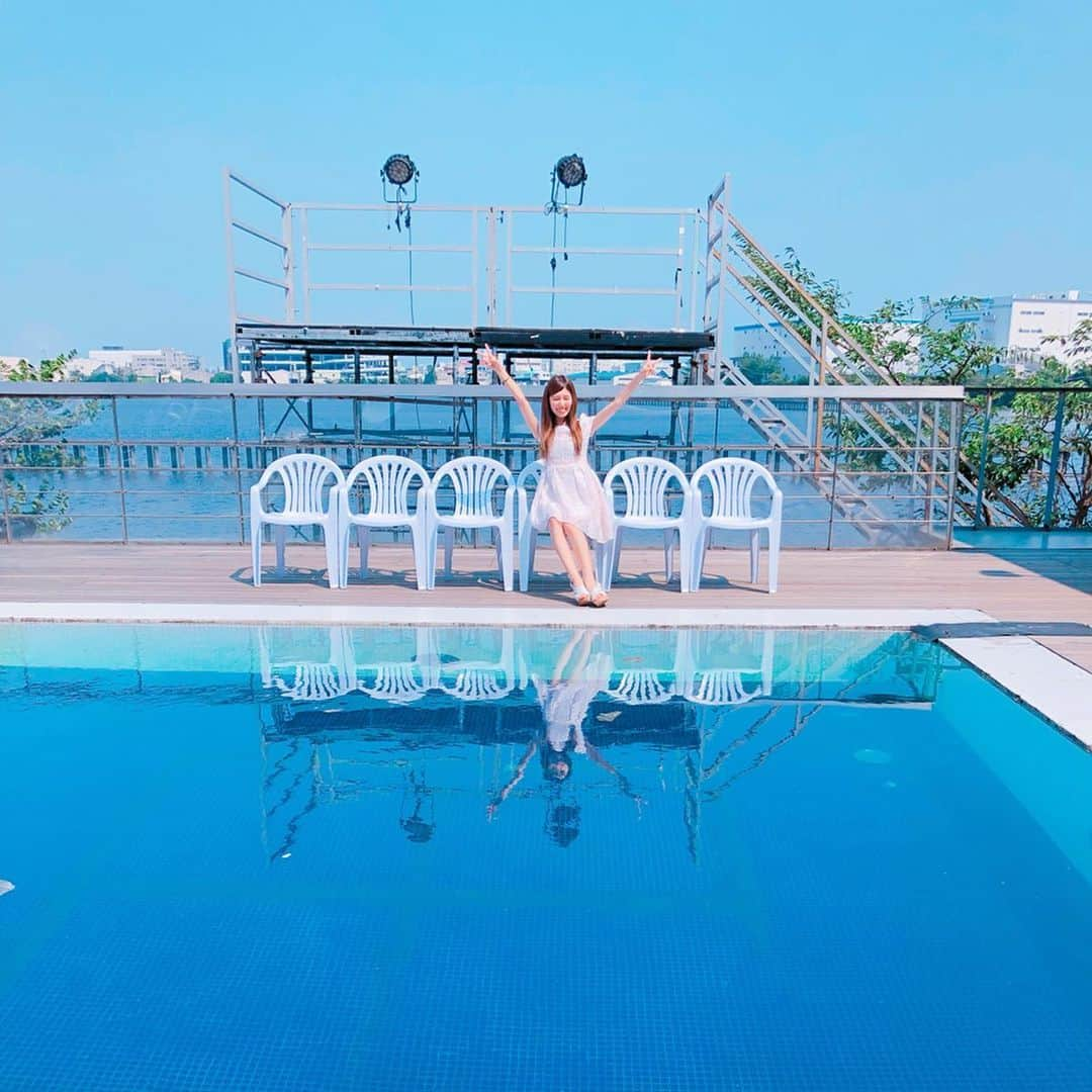 橘ゆりかさんのインスタグラム写真 - (橘ゆりかInstagram)「真夏レベルに暑いぞ今日😵☀️🔥﻿ ﻿ ﻿ 今年唯一行ったプールと﻿ プランクトンすくい🐠﻿ ﻿ ﻿ ﻿ #橘ゆりか #夏日 #プール #暑い #もう9月」9月8日 13時24分 - yuricalcal