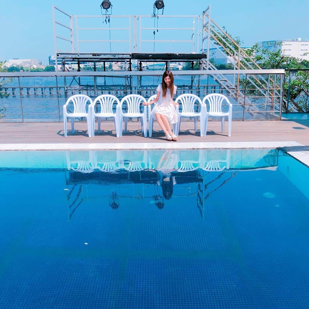 橘ゆりかさんのインスタグラム写真 - (橘ゆりかInstagram)「真夏レベルに暑いぞ今日😵☀️🔥﻿ ﻿ ﻿ 今年唯一行ったプールと﻿ プランクトンすくい🐠﻿ ﻿ ﻿ ﻿ #橘ゆりか #夏日 #プール #暑い #もう9月」9月8日 13時24分 - yuricalcal