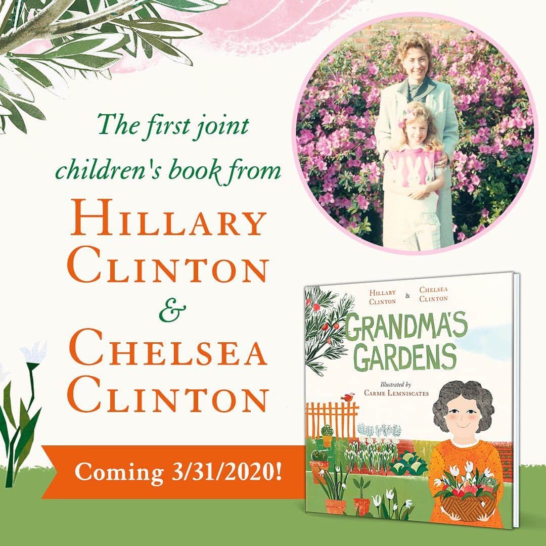 ヒラリー・クリントンさんのインスタグラム写真 - (ヒラリー・クリントンInstagram)「As we celebrate Grandparents Day, I am so pleased to announce “Grandma’s Gardens,” a new picture book Chelsea and I have co-authored together. ⁣ ⁣ It’s a multi-generational story inspired by my mother, Dorothy, and I can’t wait to share it with you. Link in profile!」9月8日 23時20分 - hillaryclinton
