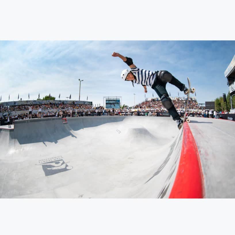 のインスタグラム：「@vansparkseries world championships in slc 🇺🇸🏔 @aacostaa  I’m 8th , I couldn't skate for 40 seconds.  However, the final was really fun.  It ’s great time to skate with everyone.  I can't wait for next year!🤩 ファイナルで滑れて良かったです。 一本も滑りきることができなくて悔しいけど、これからも頑張ります。  #vansparkseries #soltlakecity #skateboading」