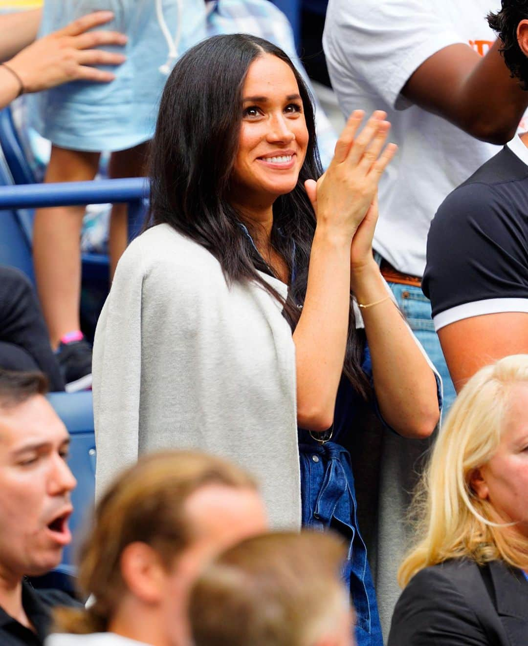 ELLE UKさんのインスタグラム写真 - (ELLE UKInstagram)「Meghan Markle just watched BFF @serenawilliams in the US Open final and judging by her facial expressions it was a pretty intense game ➡️ LINK IN BIO #meghanmarkle」9月8日 16時32分 - elleuk