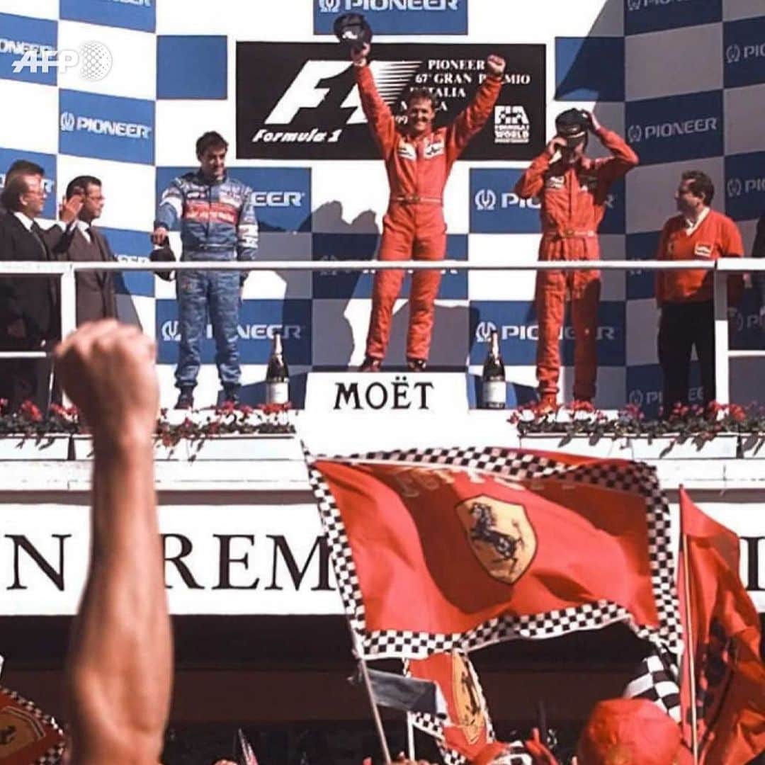 ミハエル・シューマッハさんのインスタグラム写真 - (ミハエル・シューマッハInstagram)「GP Italia 1996: la prima vittoria di Michael a Monza con la @scuderiaferrari.  September 8th, 1996, marks Michael's first win of the @f1 Monza GP for Ferrari. Am 8. September 1996 gewinnt Michael das erste Mal den GP im @autodromonazionale_monza mit Ferrari. #TeamMichael」9月8日 16時59分 - michaelschumacher