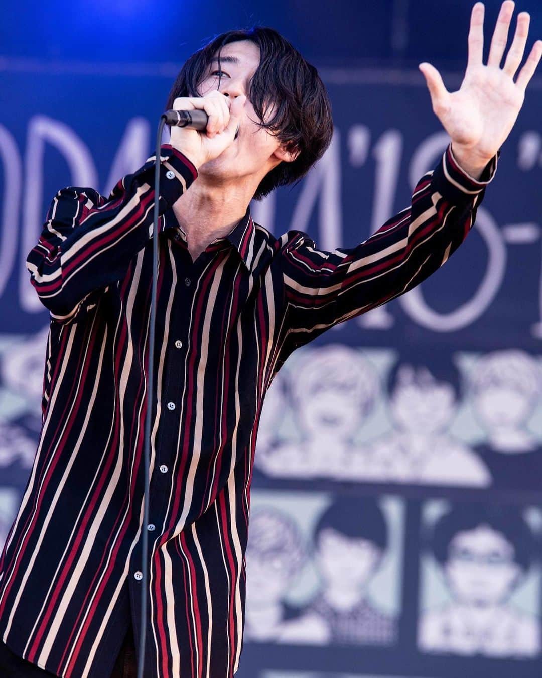 米田貴紀のインスタグラム：「OTODAMA 18-19 ありがとうございました！ いやー晴れて良かった☀️おかげでめちゃめちゃ暑かったけど笑 この残夏はいつまで続くのでしょうか💦  photo by ユキちゃん #夜の本気ダンス  #OTODAMA #泉大津」