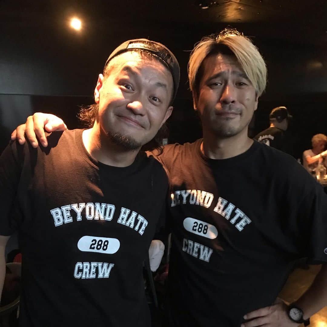 Tatsuyaのインスタグラム：「Tシャツお揃いww  #locofrank #MONOEYES #PUNK_LIVES！！」