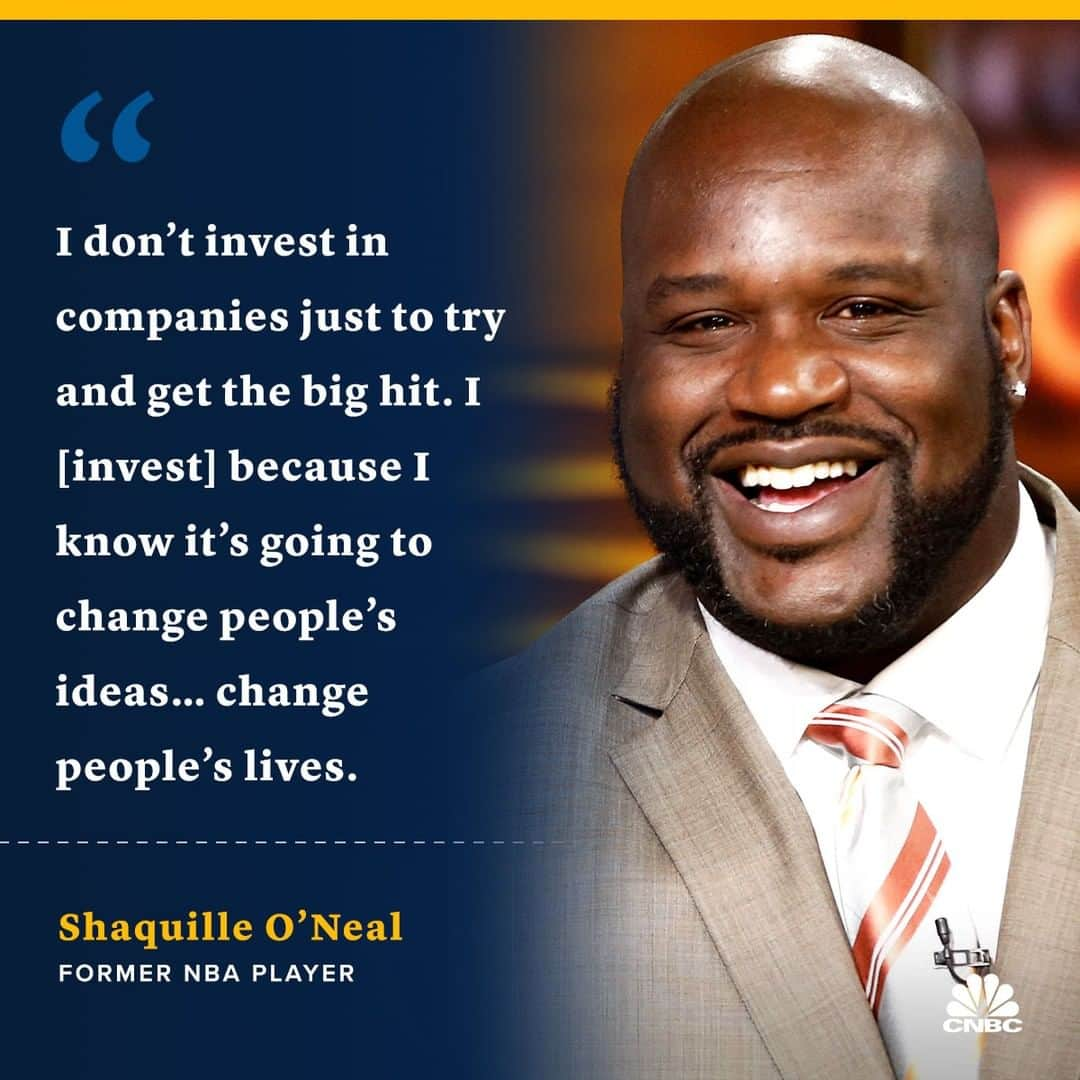 CNBCさんのインスタグラム写真 - (CNBCInstagram)「Shaq isn’t just a baller on the court. 🏀⁠ ⁠ He’s actually quite the businessman.⁠ ⁠ Shaquille O’Neal was an early investor in Apple and Google, is the new face of Forto coffee, and owns 17 Auntie Anne’s, a Krispy Kreme franchise and several other service companies.⁠ ⁠ But he doesn’t do business solely for the money.⁠ ⁠ He said he was inspired to make smart investments by Amazon CEO Jeff Bezos, who O’Neal said makes his investments based on if it’s going to change people’s lives.⁠ ⁠ To see what formula Shaq uses to decide what to invest in, visit the link in bio. (With @CNBCMakeIt)」9月8日 19時50分 - cnbc