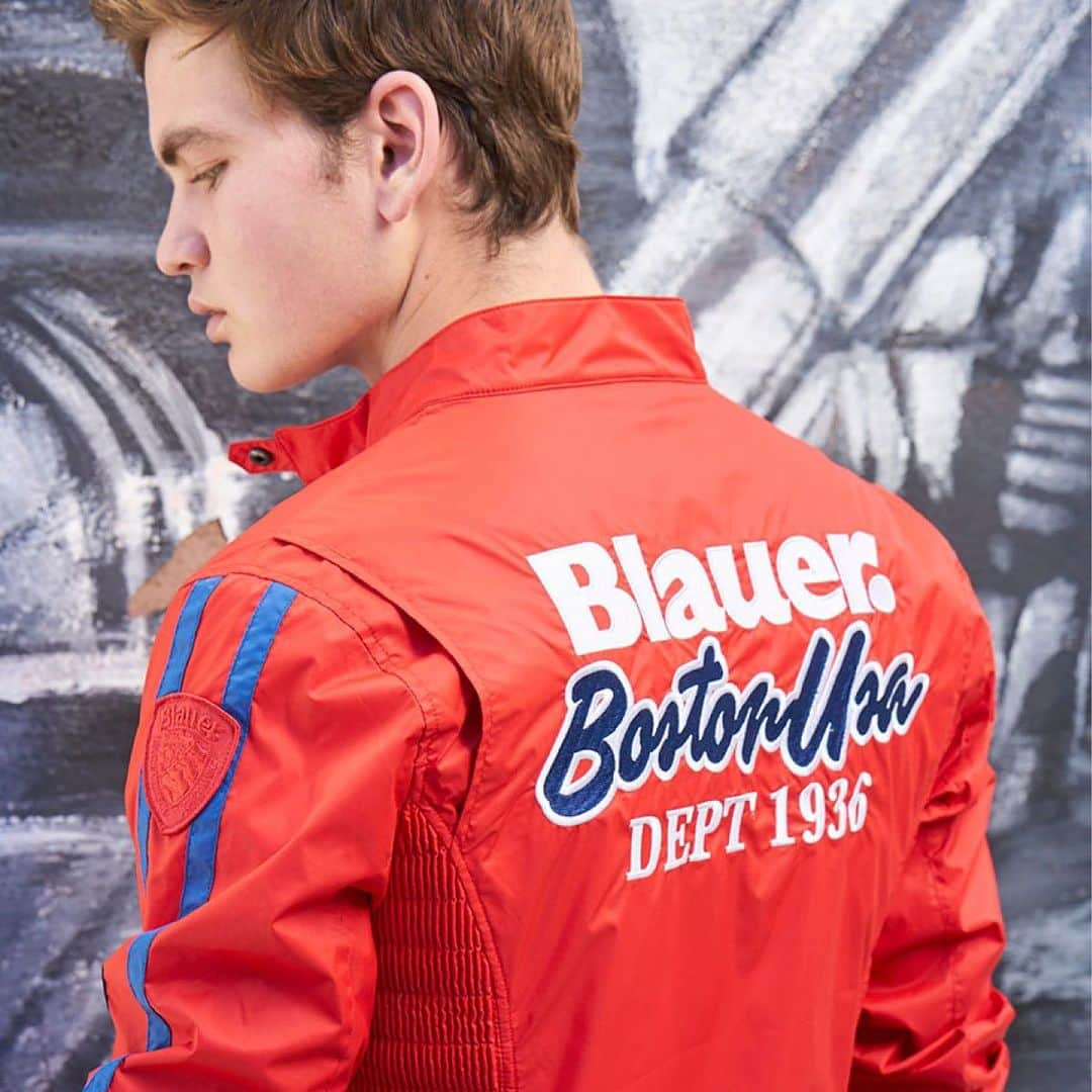 ブラウアーさんのインスタグラム写真 - (ブラウアーInstagram)「Back in town with style. Shop @ blauerusa.com #Blauer #Blauerusa #SpringSummer2019 #jacket」9月8日 21時03分 - blauerusa