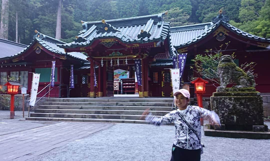 葭葉ルミさんのインスタグラム写真 - (葭葉ルミInstagram)「箱根神社で合格祈願🌟#山崎星」9月8日 21時46分 - yoshiba0312rumi