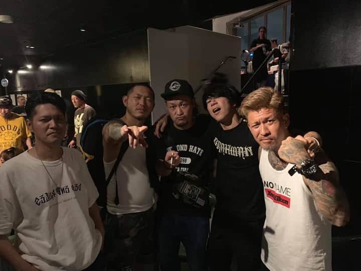 Tatsuyaのインスタグラム：「PUNK LIVES！！ 楽しかった〜  #locofrank #BEYOND_HATE #KiM #FIVE_NO_RISK #MONOEYES」
