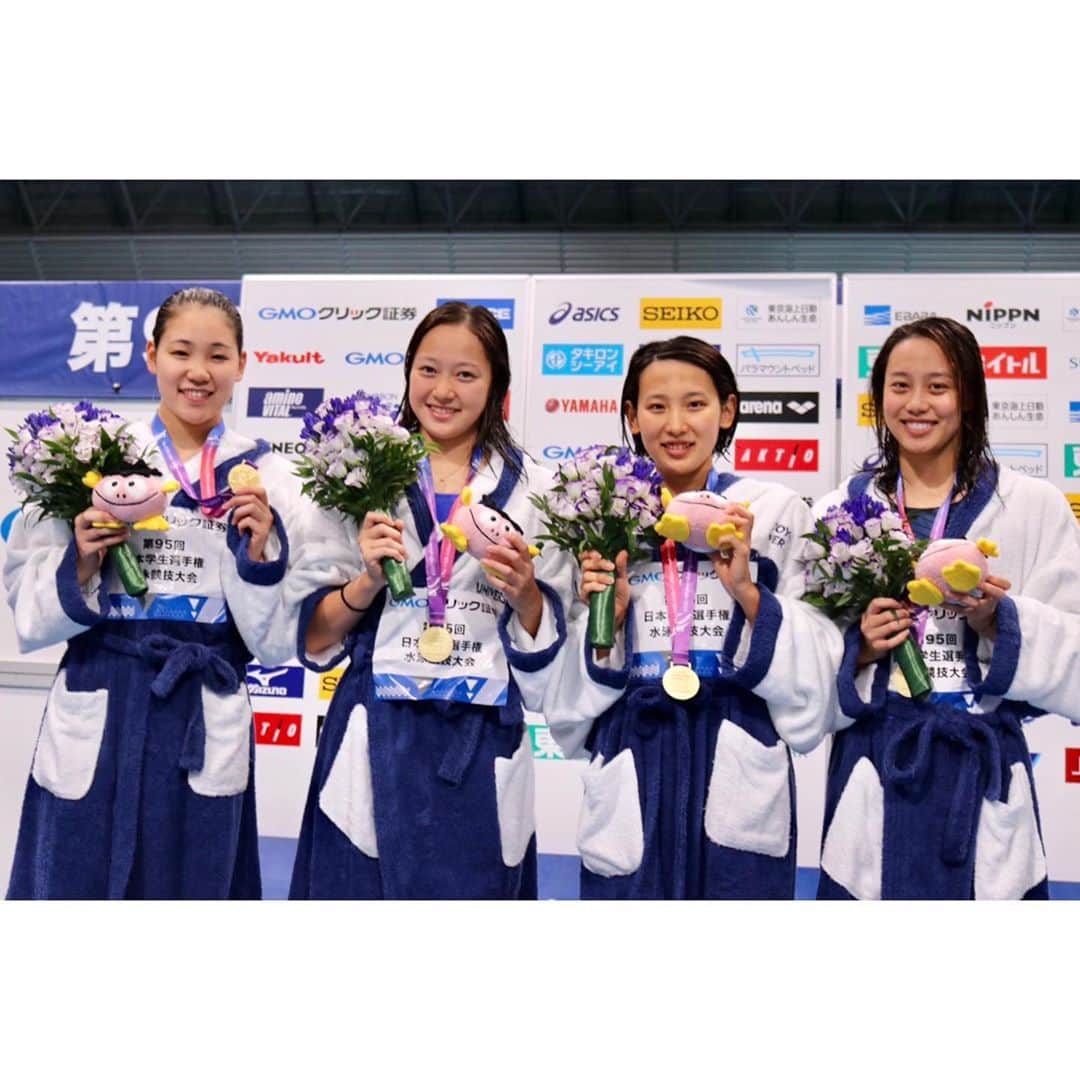 今井月さんのインスタグラム写真 - (今井月Instagram)「五冠達成🥇🥇🥇🥇🥇 沢山の応援、本当にありがとうございました！ 感謝の気持ちでいっぱいです！ 最高のインカレデビューでした⭐️ #toyo #V5」9月8日 23時03分 - runa_imai