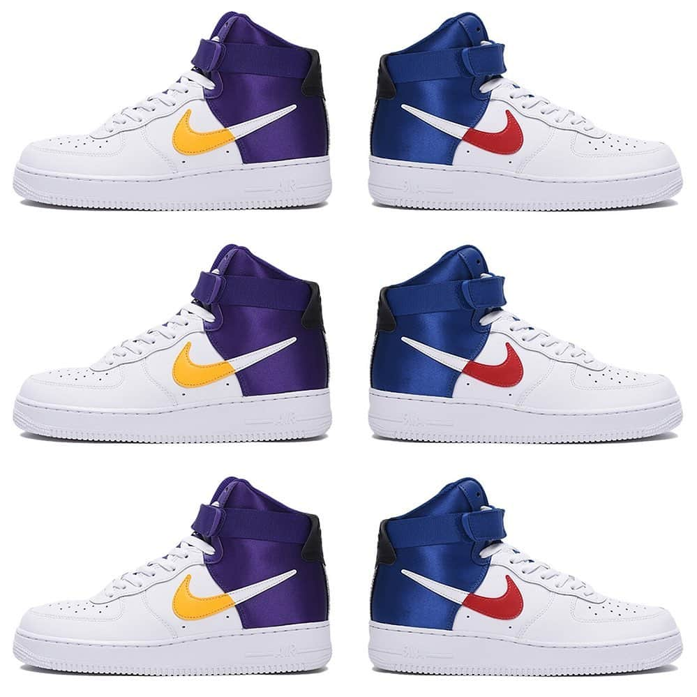 Sneaker Newsさんのインスタグラム写真 - (Sneaker NewsInstagram)「The battle for LA will be tense this upcoming season. Which team will win more games - the Lakers or the Clippers? For a closer look at the latest Nike Air Force 1 NBA editions, hit the link in our bio.」9月9日 9時12分 - sneakernews