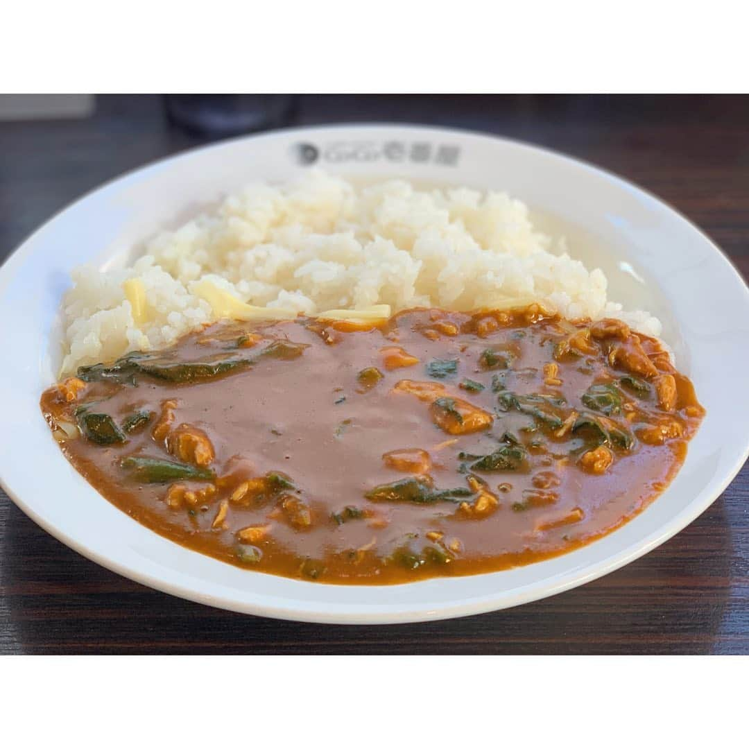 中田奈沙さんのインスタグラム写真 - (中田奈沙Instagram)「Spicy curry🍛  ココイチのカレーって無性に 食べたくなる時がある🤔✨ 豚しゃぶカレー8辛に ほうれん草、チーズ がおきまり🤗 * #奈沙ログ #やっぱり米が好き #noricenolife * * #curry #curryrice #spicy #foodporn #instafood #foodstagram #foodpic #foodie #foodgasm #gourmet #lunch #cocoichibanya #カレー #カレーライス #CoCo壱番屋 #ココイチ #8辛 #ココイチ8辛 #激辛 #グルメ #辛い #やみつき #おいしい #白米 #ランチ #豚しゃぶカレー」9月9日 1時47分 - nasa_nakada