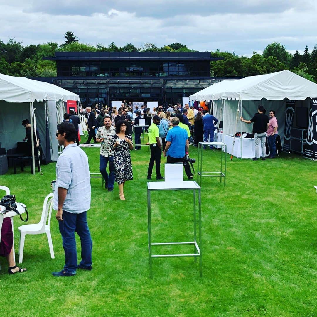 ジェフリー・バトルのインスタグラム：「A lovely day at the #CFCBBQ during #TIFF .」