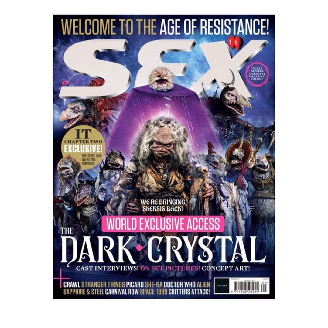 マーク・ハミルさんのインスタグラム写真 - (マーク・ハミルInstagram)「The reaction to #DarkCrystalAgeOfResistance on @netflix has been phenomenal. Thanks so much to everyone who let me know how much they enjoyed it. And LOOK- we even got an article & made the cover of SEX magazine! #LifeGoals」9月9日 6時02分 - markhamill