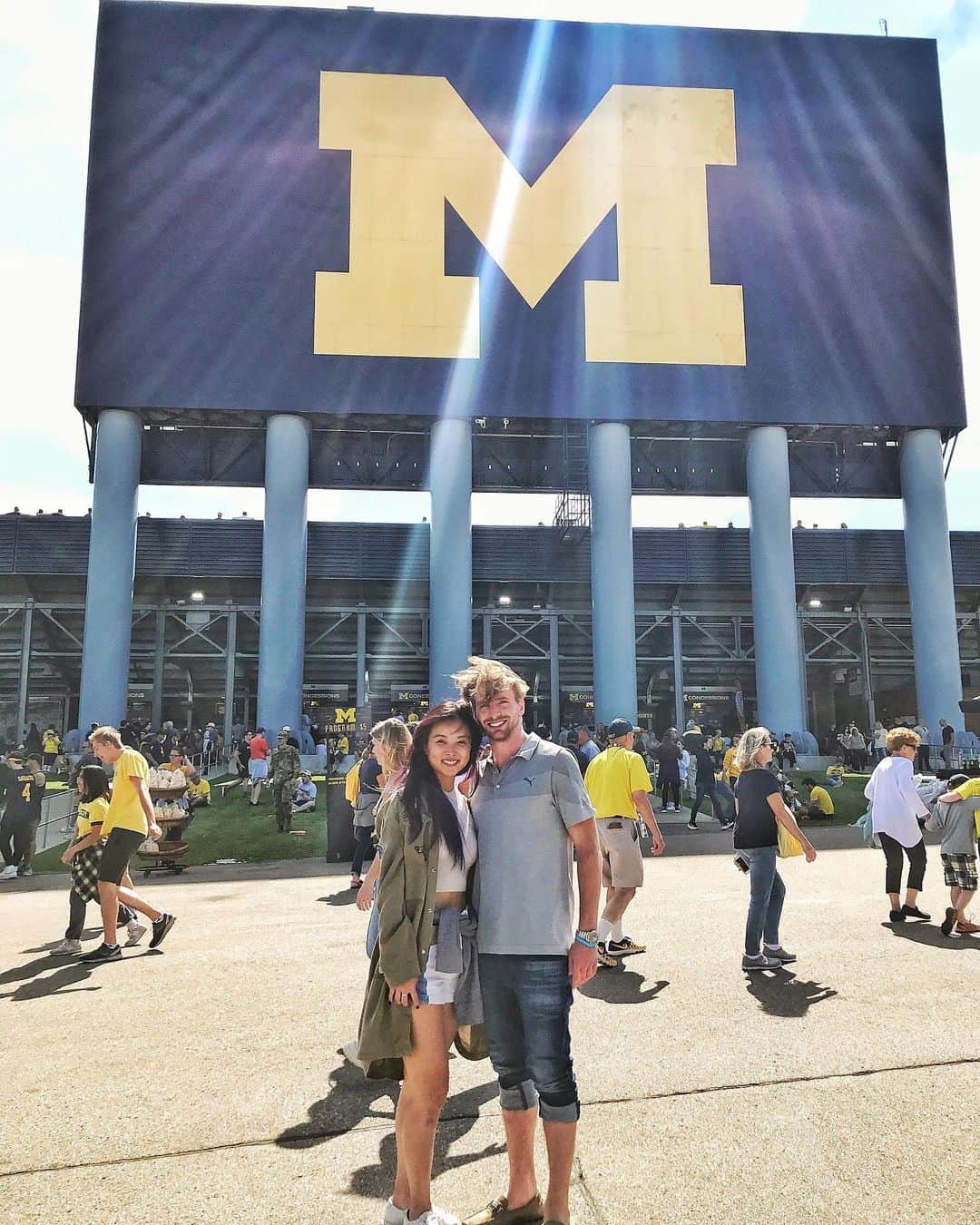 ダニエル・イートンのインスタグラム：「Hail to the Victors #umich」